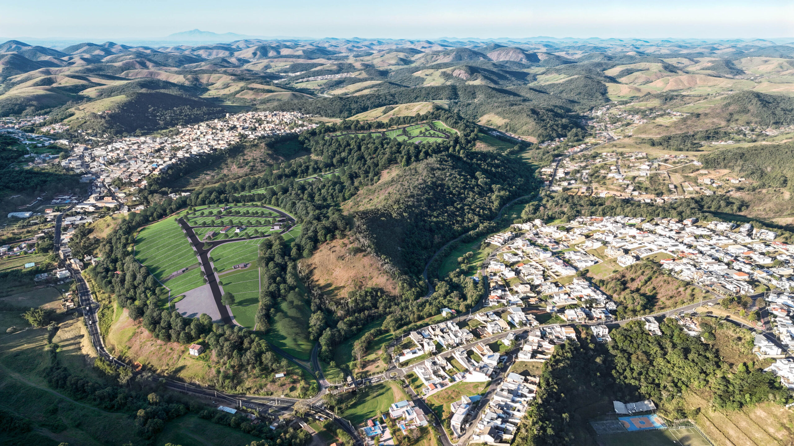 Loteamento Urbanismo Modelagem 3D
